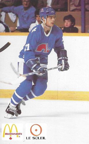 1985-86 McDonald's Quebec Nordiques #NNO Randy Moller Front