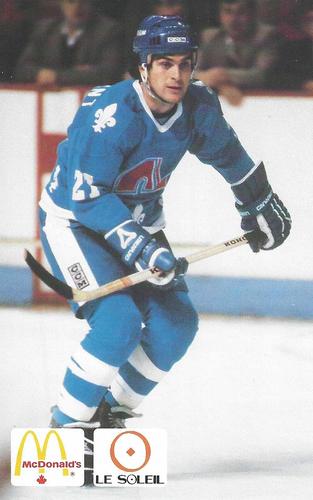 1985-86 McDonald's Quebec Nordiques #NNO Wilf Paiement Front