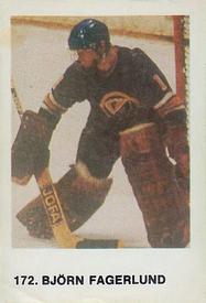 1973-74 Williams Hockey (Swedish) #172 Bjorn Fagerlund Front