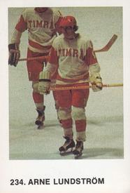 1973-74 Williams Hockey (Swedish) #234 Arne Lundstrom Front