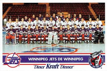 1992-93 Kraft - Kraft Dinner Teams #NNO Winnipeg Jets  Front