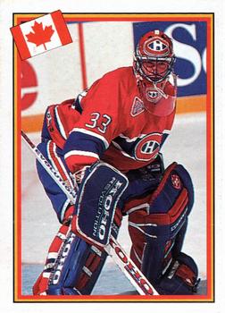 1993 Semic Hockey VM/Jaakiekon MM (Swedish/Finnish) Stickers #189 Patrick Roy Front