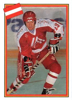 1993 Semic Hockey VM/Jaakiekon MM (Swedish/Finnish) Stickers #287 Reinhard Lampert Front