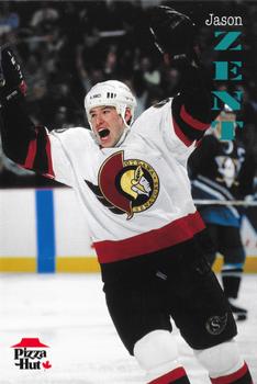 1996-97 Pizza Hut Ottawa Senators Postcards #NNO Jason Zent Front