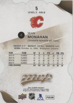2017-18 Upper Deck MVP - Colors and Contours #5 Sean Monahan Back