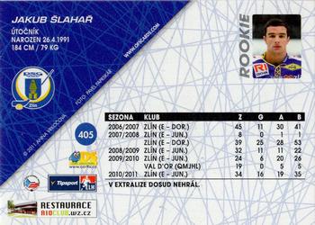 2011-12 OFS Plus #405 Jakub Slahar Back