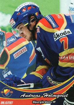 2009-10 SHL Elitset #15 Andreas Holmqvist Front