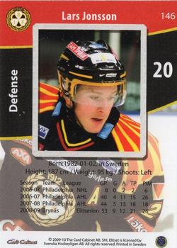 2009-10 SHL Elitset #146 Lars Jonsson Back