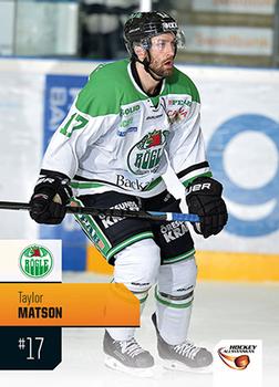 2014-15 HockeyAllsvenskan #HA-233 Taylor Matson Front