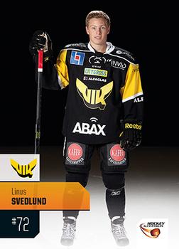 2014-15 HockeyAllsvenskan #HA-308 Linus Svedlund Front