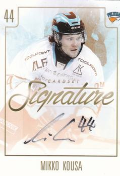 2017-18 Cardset Finland - Signature (Series One) #NNO Mikko Kousa Front