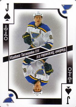 2017-18 O-Pee-Chee - Playing Cards #J♠ Vladimir Tarasenko Front