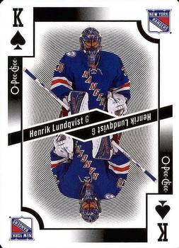 2017-18 O-Pee-Chee - Playing Cards #K♠ Henrik Lundqvist Front