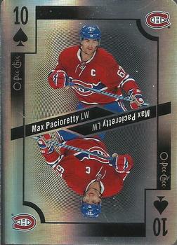 2017-18 O-Pee-Chee - Playing Cards Foil #10♠ Max Pacioretty Front