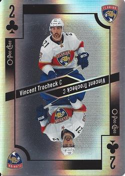 2017-18 O-Pee-Chee - Playing Cards Foil #2♣ Vincent Trocheck Front