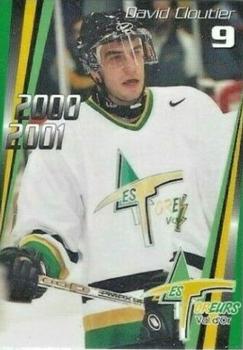 2000-01 Cartes, Timbres et Monnaies Sainte-Foy Val D'Or Foreurs (QMJHL) #6 David Cloutier Front