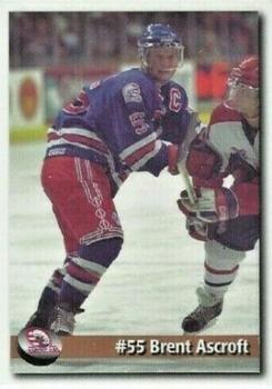 1995-96 Tri-City Americans (WHL) #NNO Brent Ascroft Front