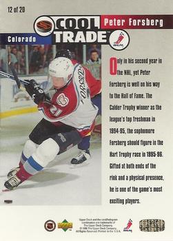 1995-96 NHL / NHLPA Cool Trade #12 Peter Forsberg Back