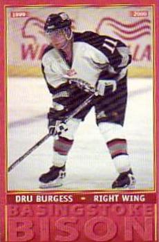 1999-00 Basingstoke Bison (BNL) #2 Dru Burgess Front