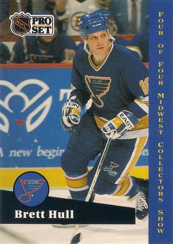 1991-92 Pro Set - Midwest Collectors Show #4 Brett Hull Front