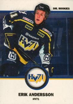 2005-06 SHL Elitset - Rookies #6 Erik Andersson Front
