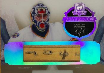 2016-17 Upper Deck The Cup - Property Of... Stick Nameplate #PO-CJ Curtis Joseph Front