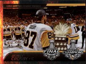 2017-18 Panini Stickers #500 Sidney Crosby Front