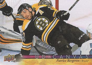 2017-18 Upper Deck - UD Canvas #C130 Patrice Bergeron Front