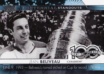 2017-18 Upper Deck - Centennial Standouts #CS-64 Jean Beliveau Front