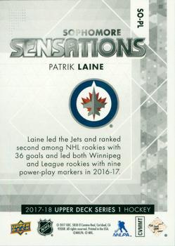 2017-18 Upper Deck - Sophomore Sensations #SO-PL Patrik Laine Back