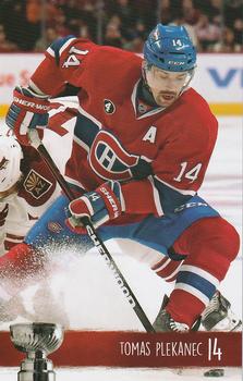2014-15 Montreal Canadiens Playoffs Postcards #NNO Tomas Plekanec Front