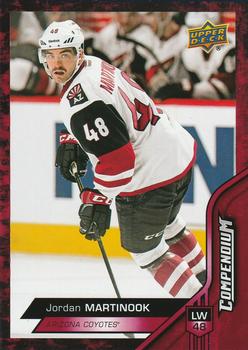 2016-17 Upper Deck Compendium - Red #18 Jordan Martinook Front