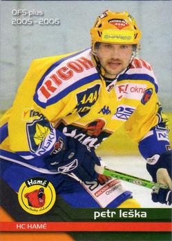 2005-06 Czech OFS #323 Petr Leska Front