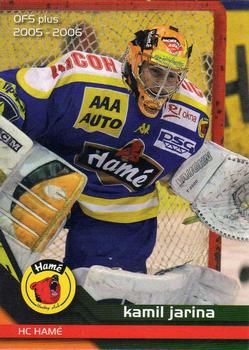 2005-06 Czech OFS #354 Kamil Jarina Front