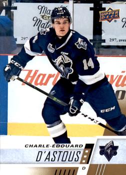 2017-18 Upper Deck CHL #258 Charle-Edouard D'Astous Front