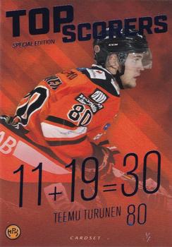 2017-18 Cardset Finland - Top Scorers Blue #TS2 Teemu Turunen Front