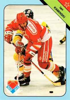 1992 Red Ace Russian Hockey Stars #33 Yan Kaminski Front