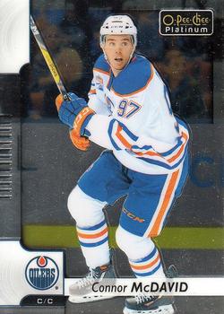 2017-18 O-Pee-Chee Platinum #50 Connor McDavid Front