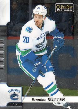 2017-18 O-Pee-Chee Platinum #93 Brandon Sutter Front