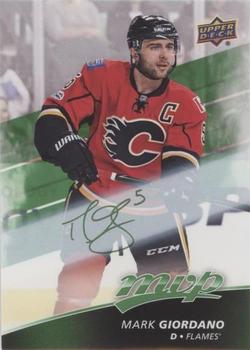 2017-18 Upper Deck MVP - Green Script #76 Mark Giordano Front