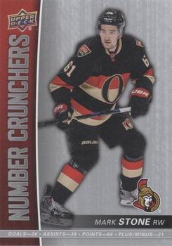2015-16 Upper Deck - Number Crunchers #NC-MS Mark Stone Front