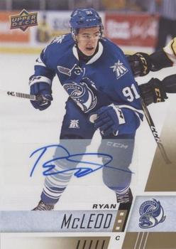 2017-18 Upper Deck CHL - Autographs #56 Ryan McLeod Front