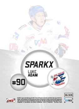 2017-18 Playercards (DEL) - Sparkx #DEL-SX09 Luke Adam Back
