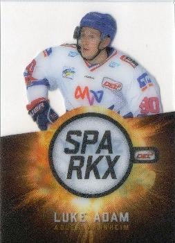 2017-18 Playercards (DEL) - Sparkx #DEL-SX09 Luke Adam Front