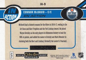 2017-18 O-Pee-Chee Platinum - In Action #IA-9 Connor McDavid Back