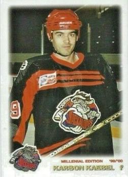 1999-00 Odessa Jackalopes (WPHL) #9 Karson Kaebel Front