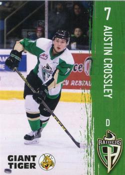 2016-17 Prince Albert Raiders (WHL) #NNO Austin Crossley Front