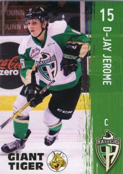 2016-17 Prince Albert Raiders (WHL) #NNO D-Jay Jerome Front