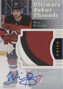 2017-18 Upper Deck Ultimate Collection - 2007-08 Retro Debut Threads Patch Auto #RDT-WB Will Butcher Front