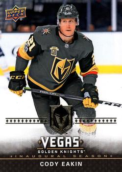 2017-18 Upper Deck Vegas Golden Knights Inaugural Season - Golden #21 Cody Eakin Front